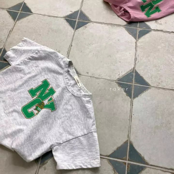 Raker - Korean Children Fashion - #littlefashionista - New York Tee - 3