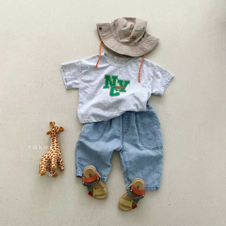 Raker - Korean Children Fashion - #littlefashionista - New York Tee - 4