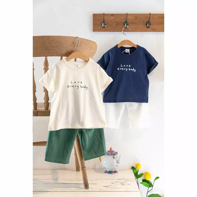 Raykids - Korean Children Fashion - #designkidswear - Love Rinkle Top Bottom Set - 3