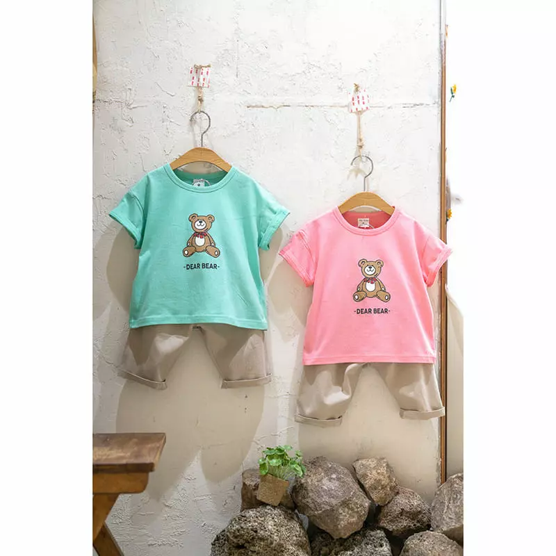 Raykids - Korean Children Fashion - #kidzfashiontrend - Dear Bear Tee - 6