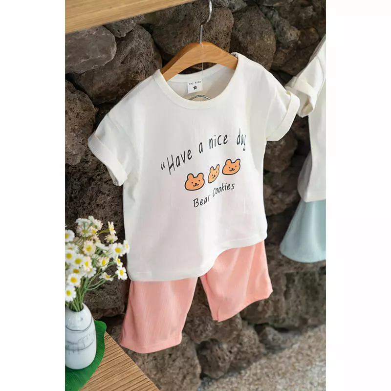 Raykids - Korean Children Fashion - #littlefashionista - Cookie Bear Tee - 4