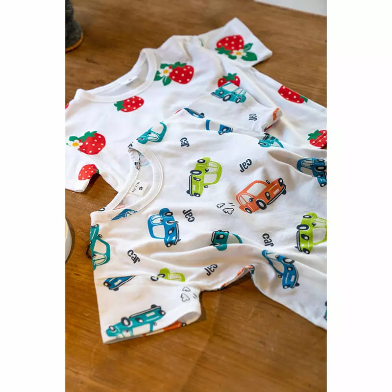 Raykids - Korean Children Fashion - #prettylittlegirls - Color Eco Top Bottom Set - 2