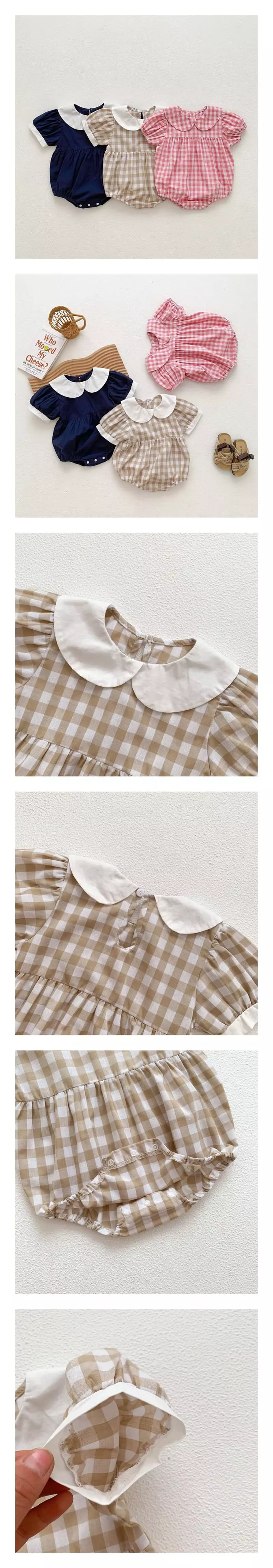 Reve Kid - Korean Baby Fashion - #babyboutiqueclothing - Round Sailor Bodysuit