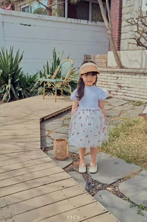 Rica - Korean Children Fashion - #designkidswear - Chery Sha One-piece - 12