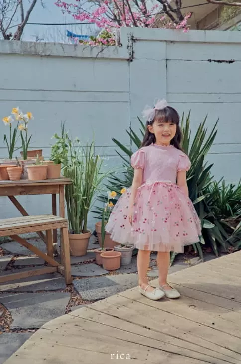 Rica - Korean Children Fashion - #minifashionista - Chery Sha One-piece - 5