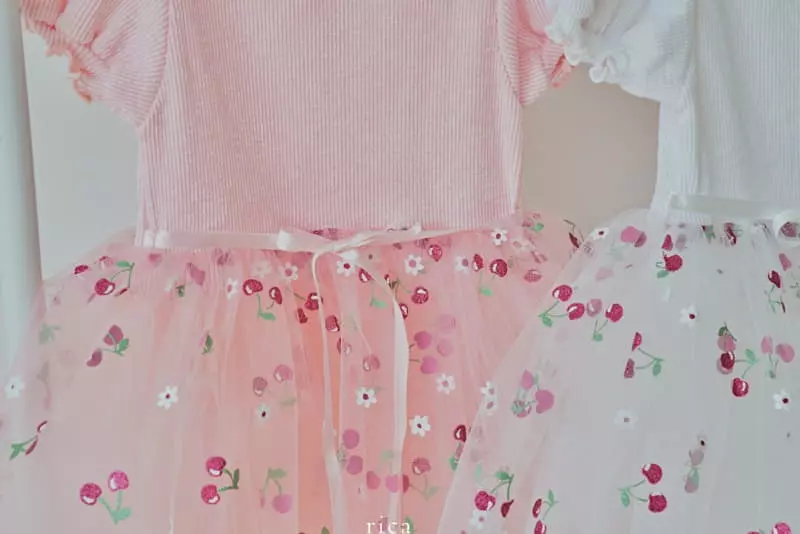 Rica - Korean Children Fashion - #todddlerfashion - Chery Sha One-piece - 7