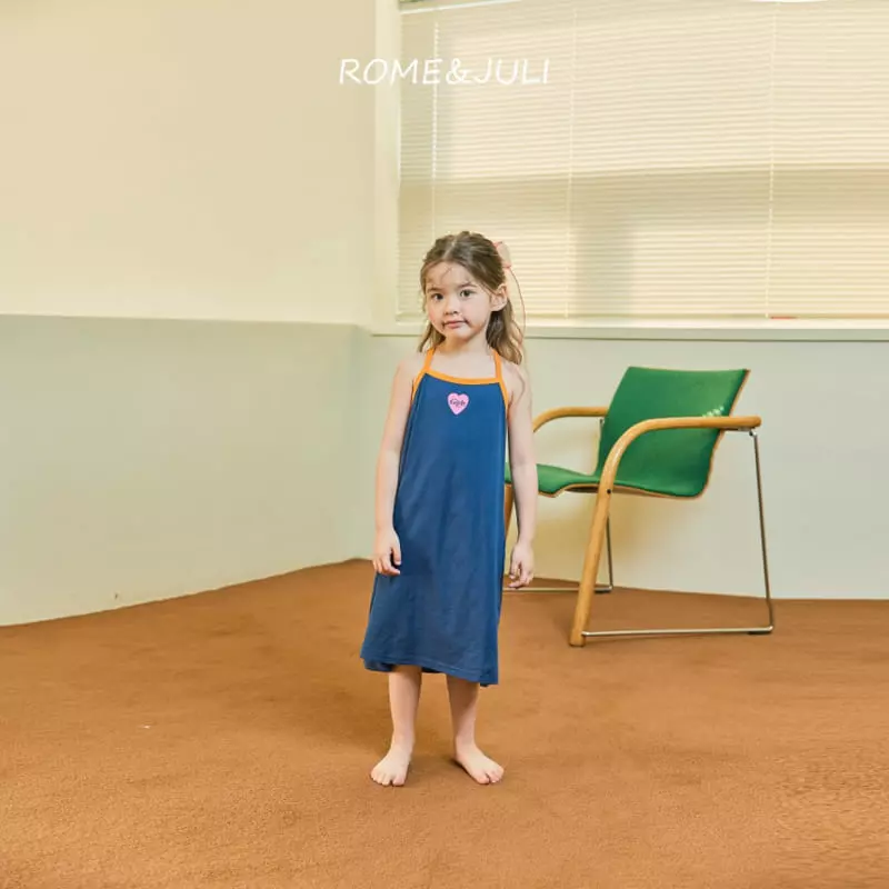 Rome Juli - Korean Children Fashion - #childrensboutique - Kiki Heart String One-piece - 7