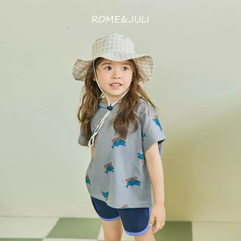 Rome Juli - Korean Children Fashion - #designkidswear - Swimming Shark Tee - 11