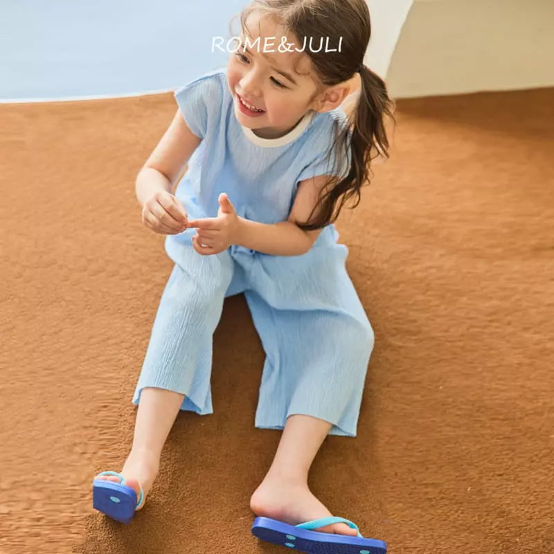 Rome Juli - Korean Children Fashion - #discoveringself - Creamy Pleats Top Bottom Set - 7