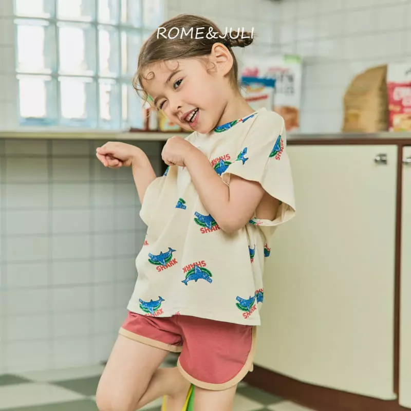 Rome Juli - Korean Children Fashion - #kidsstore - Swimming Shark Tee
