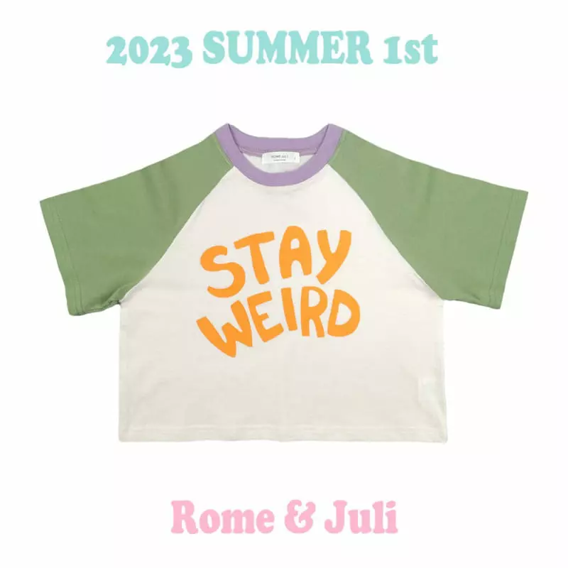 Rome Juli - Korean Children Fashion - #littlefashionista - Stay Color Tee - 10