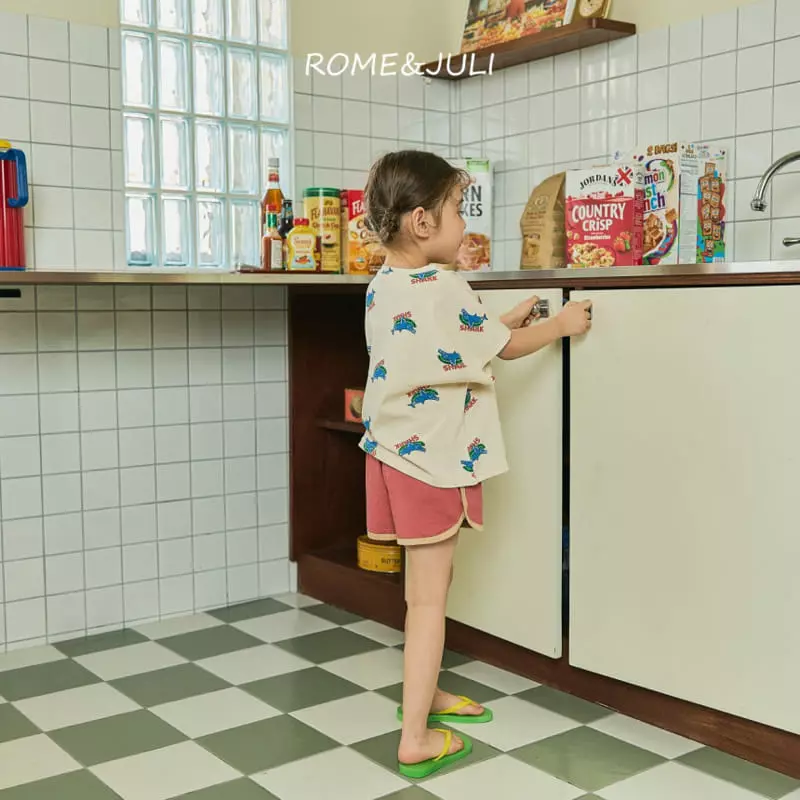 Rome Juli - Korean Children Fashion - #magicofchildhood - Swimming Shark Tee - 5