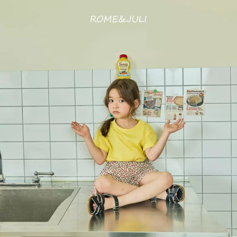 Rome Juli - Korean Children Fashion - #todddlerfashion - Flower banding Skirt Pants - 10