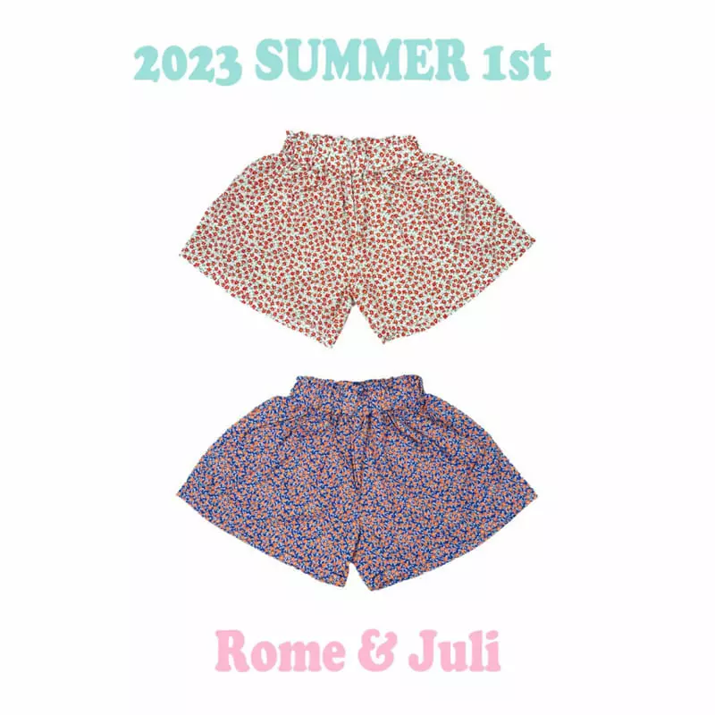 Rome Juli - Korean Children Fashion - #toddlerclothing - Flower banding Skirt Pants - 11