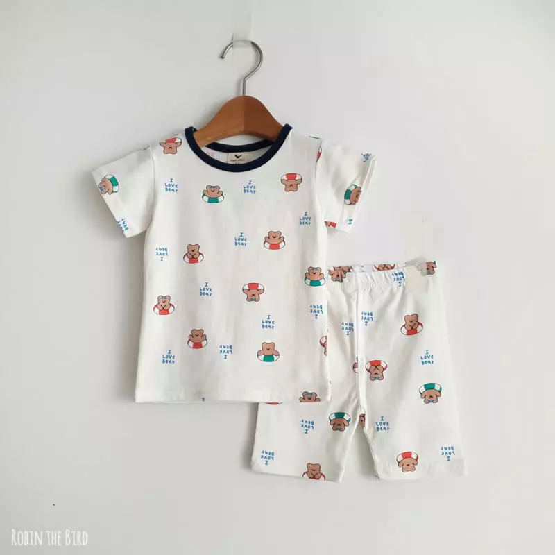 Saerobin - Korean Children Fashion - #designkidswear - Cube Bear Easywear - 3
