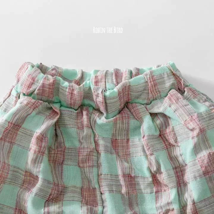 Saerobin - Korean Children Fashion - #designkidswear - Check PAnts - 4