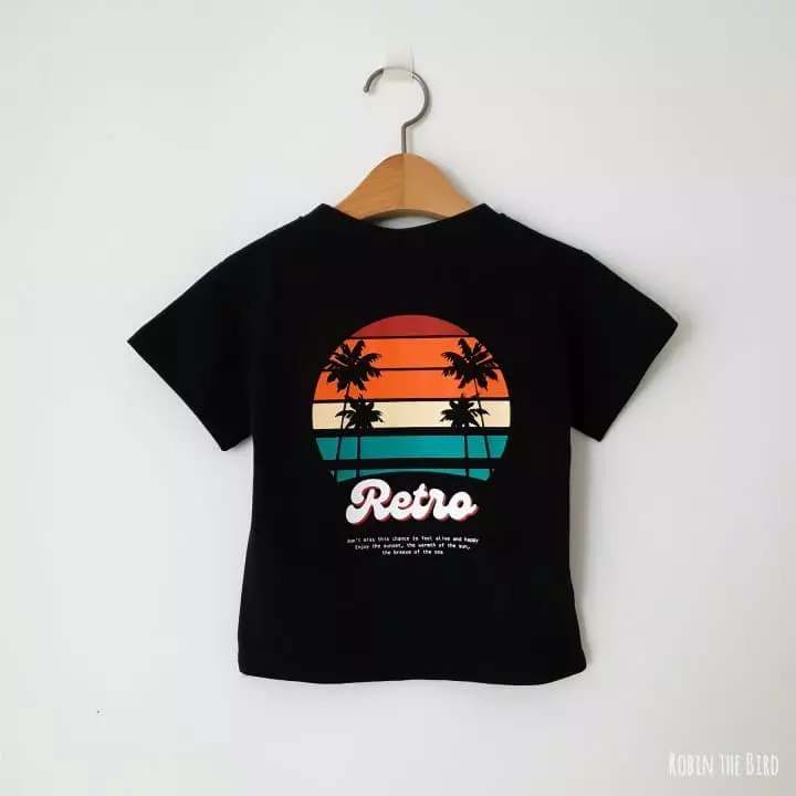 Saerobin - Korean Children Fashion - #discoveringself - Retro Tee - 2