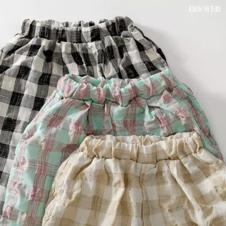 Saerobin - Korean Children Fashion - #kidsstore - Check PAnts - 7