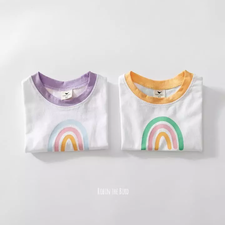 Saerobin - Korean Children Fashion - #magicofchildhood - Rainbow Tee - 8