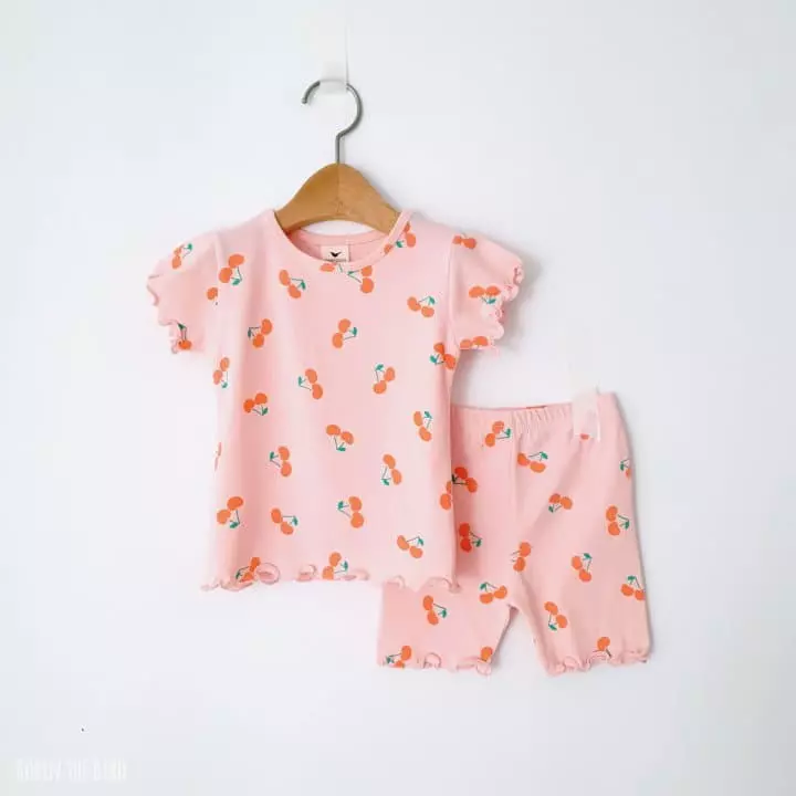 Saerobin - Korean Children Fashion - #minifashionista - Cherry Easywear - 3