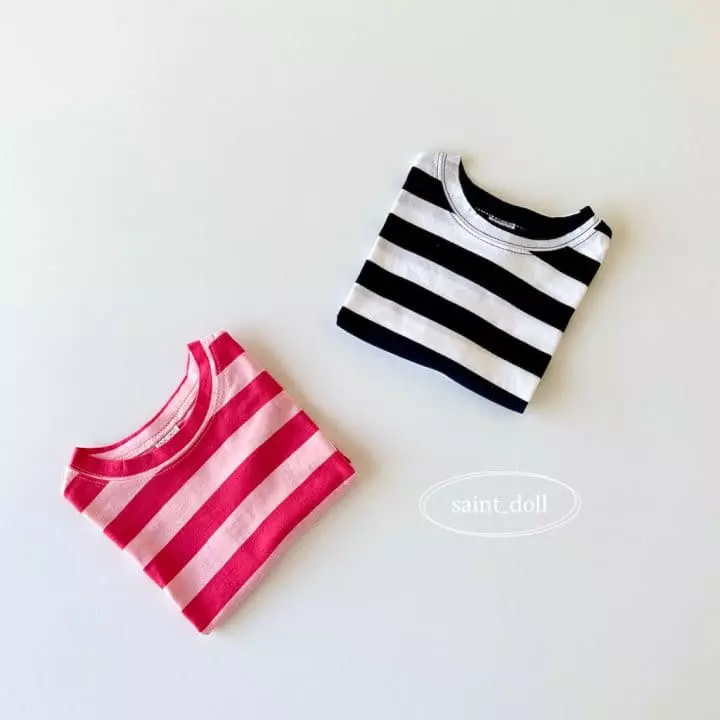 Saint Doll - Korean Children Fashion - #Kfashion4kids - Stripes Tee