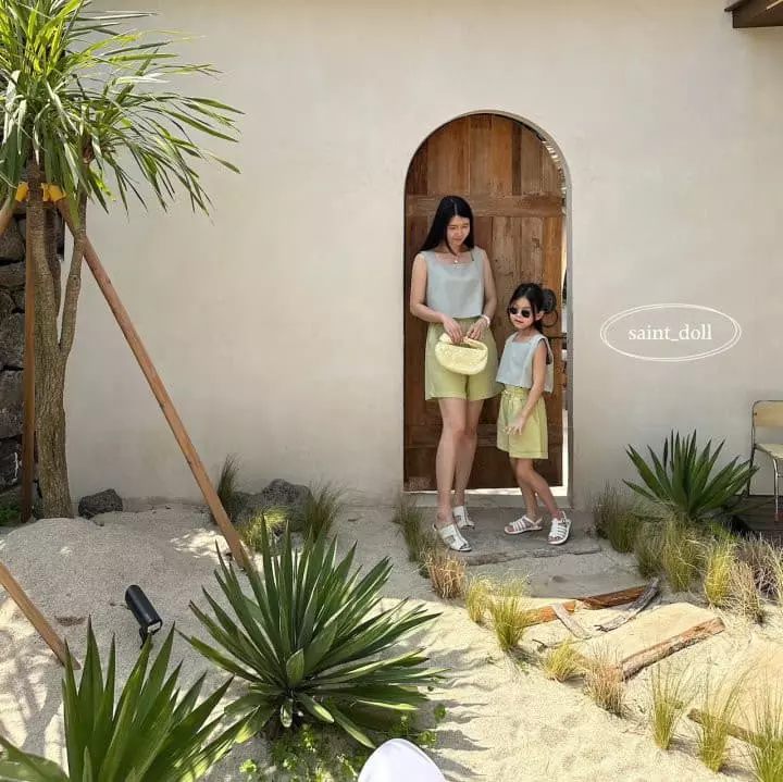 Saint Doll - Korean Children Fashion - #stylishchildhood - Square Sleeveless with Mom - 4