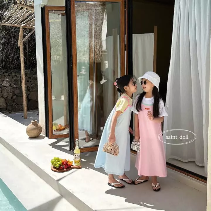 Saint Doll - Korean Children Fashion - #childofig - Color String One-piece - 3