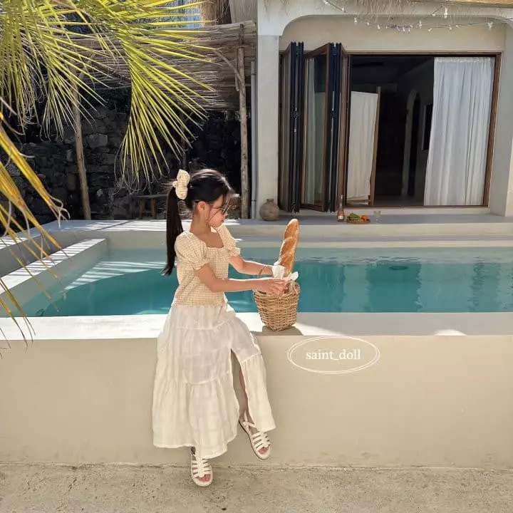 Saint Doll - Korean Children Fashion - #childofig - Open Shoulder Blouse - 5
