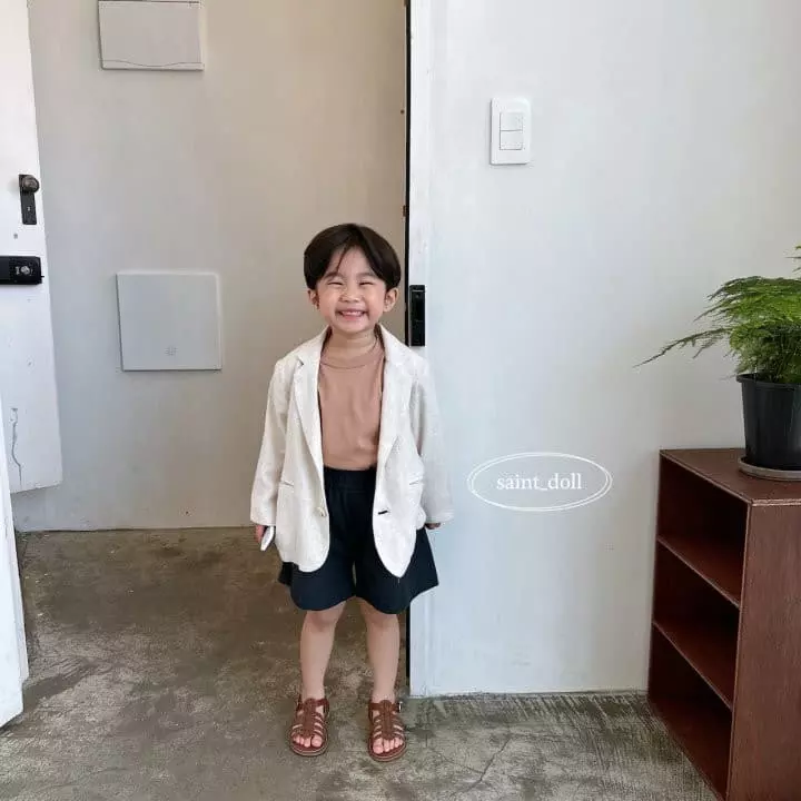 Saint Doll - Korean Children Fashion - #childofig - Overfit Linen Jacket with Mom - 4