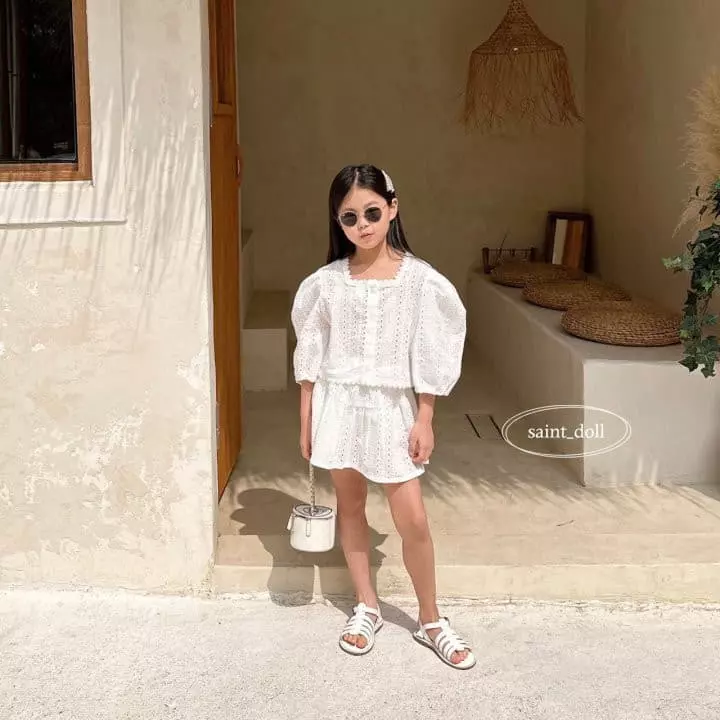 Saint Doll - Korean Children Fashion - #childofig - Lace BLouse with Mom - 8
