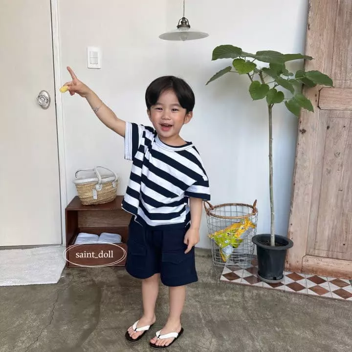 Saint Doll - Korean Children Fashion - #childofig - Stripes Tee - 6