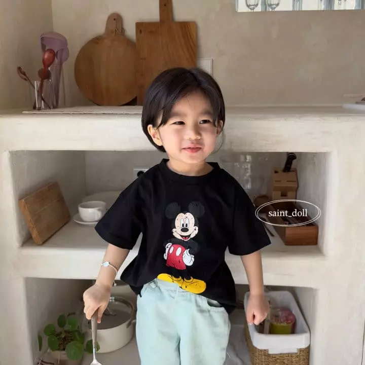 Saint Doll - Korean Children Fashion - #childrensboutique - Crack M Tee with Mom - 9