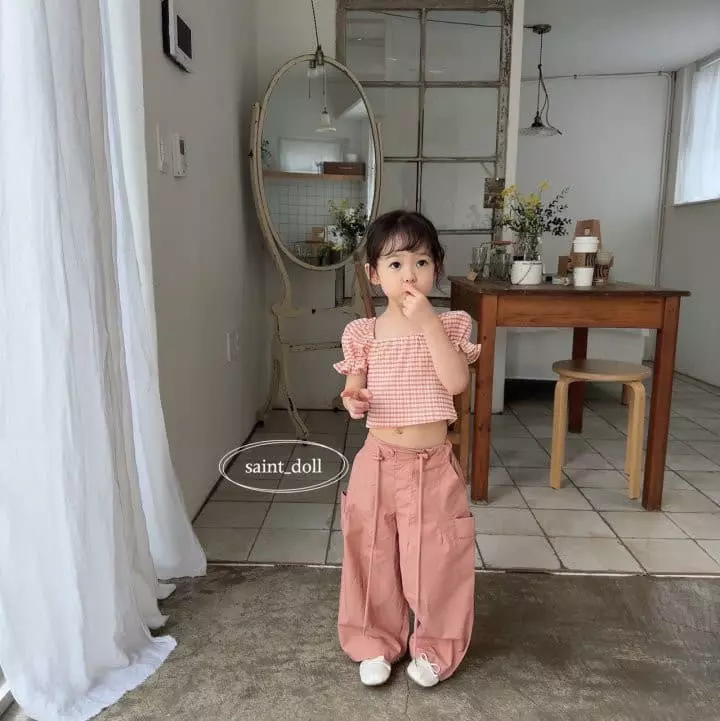 Saint Doll - Korean Children Fashion - #childrensboutique - Cargo String Pants with Mom - 2