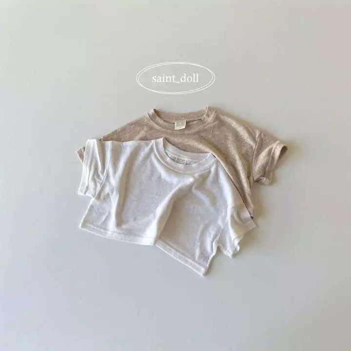 Saint Doll - Korean Children Fashion - #childrensboutique - Linen Crop Tee with Mom