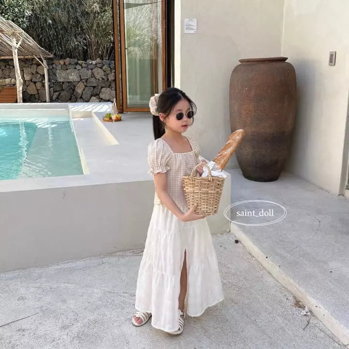 Saint Doll - Korean Children Fashion - #designkidswear - Open Shoulder Blouse - 8