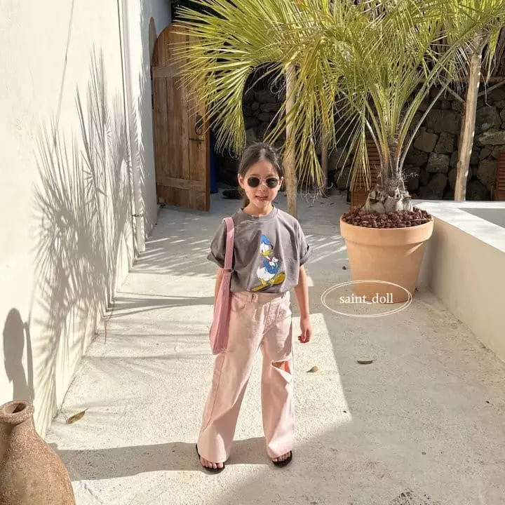 Saint Doll - Korean Children Fashion - #designkidswear - Bbung Wide Pants with Mom - 5