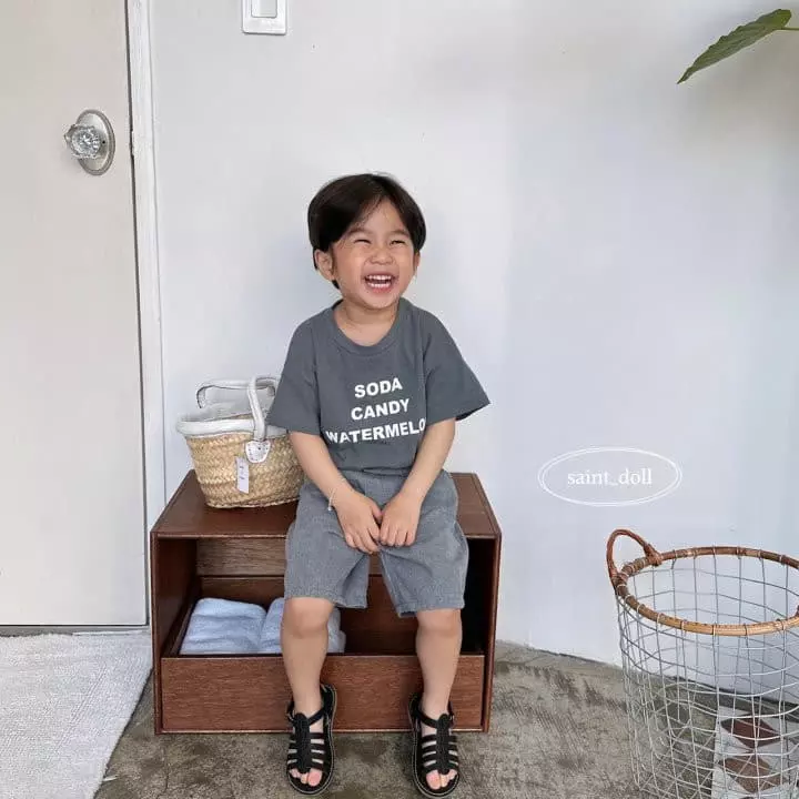 Saint Doll - Korean Children Fashion - #designkidswear - SCW Pigment Tee - 6