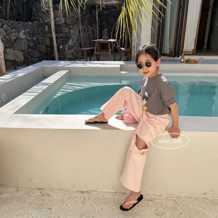Saint Doll - Korean Children Fashion - #discoveringself - Bbung Wide Pants with Mom - 6