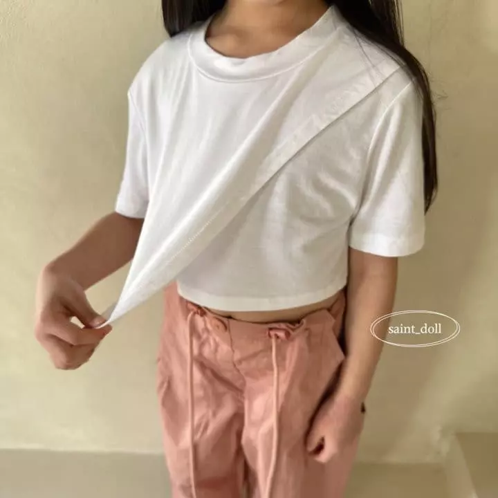 Saint Doll - Korean Children Fashion - #designkidswear - Unball Crop Tee - 4