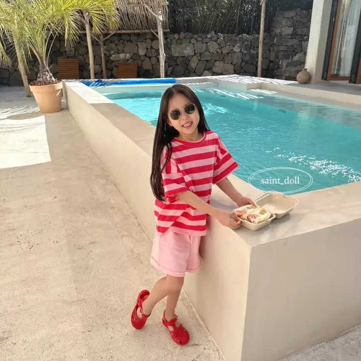 Saint Doll - Korean Children Fashion - #discoveringself - Stripes Tee - 10