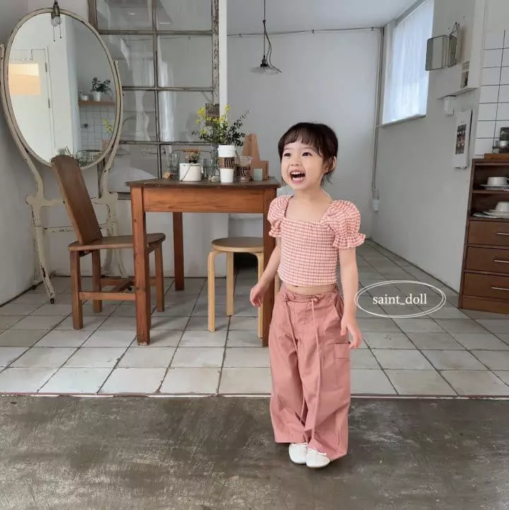 Saint Doll - Korean Children Fashion - #fashionkids - Cargo String Pants with Mom - 5