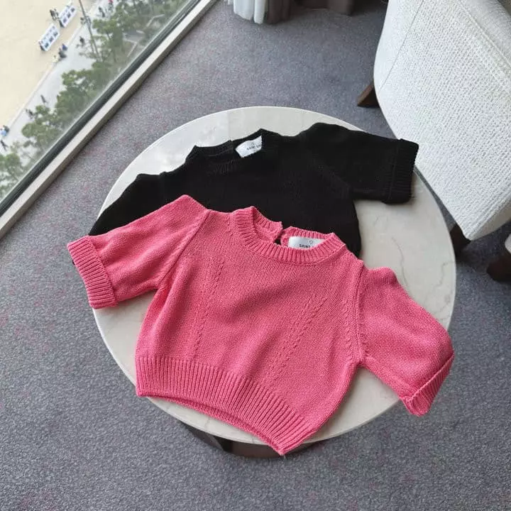 Saint Doll - Korean Children Fashion - #fashionkids - Jenny Knit Tee