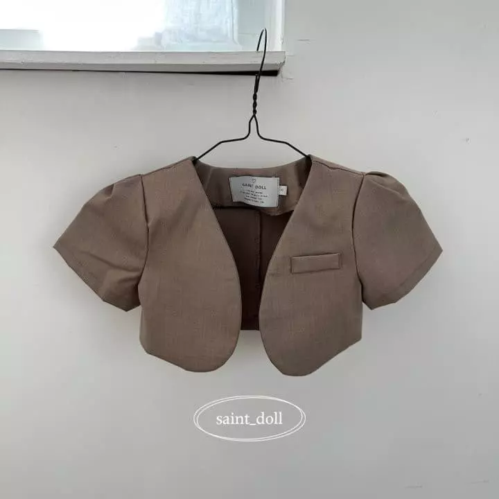 Saint Doll - Korean Children Fashion - #fashionkids - No Collar Jacket with Mom - 3