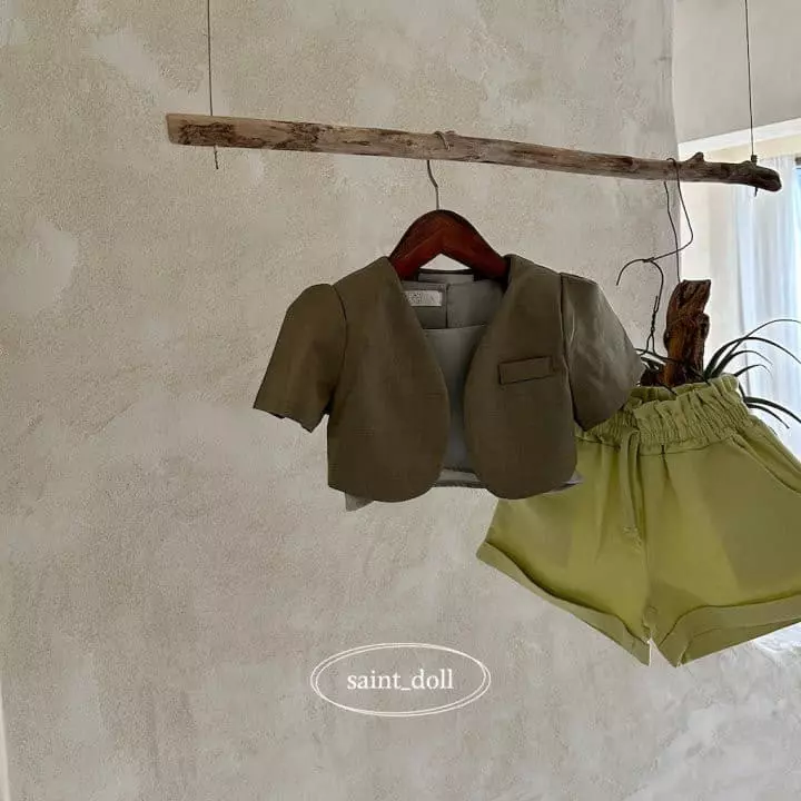 Saint Doll - Korean Children Fashion - #fashionkids - No Collar Jacket with Mom - 4