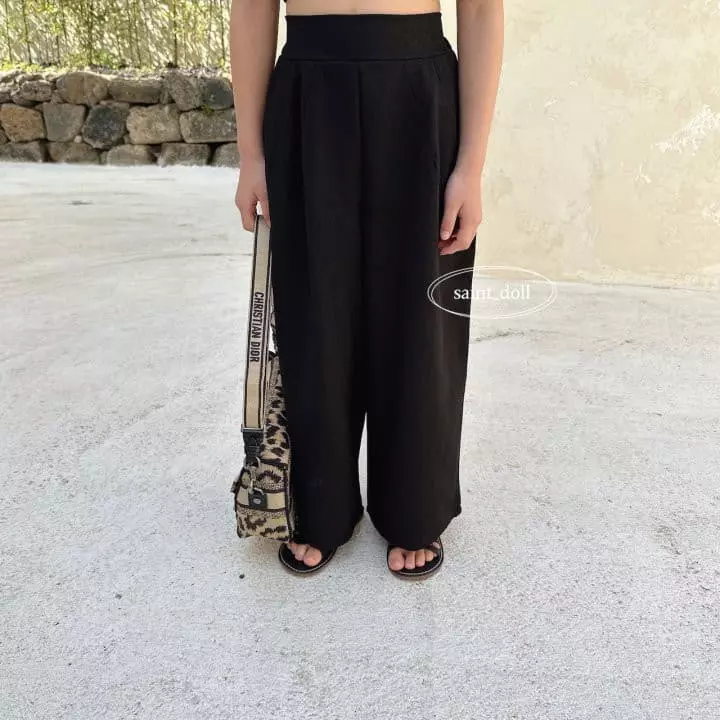 Saint Doll - Korean Children Fashion - #kidsshorts - Summer Wide Pants with Mom - 2