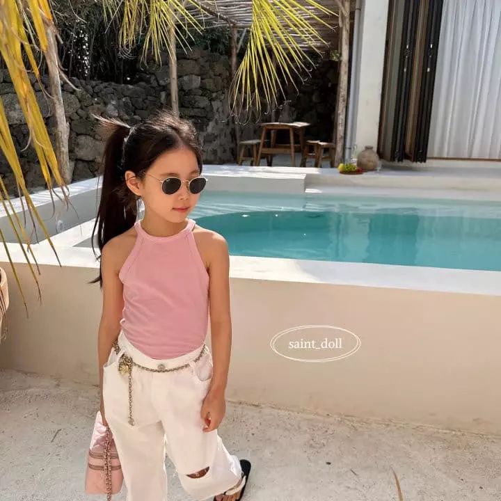 Saint Doll - Korean Children Fashion - #kidsshorts - Wholeter Sleeveless - 4