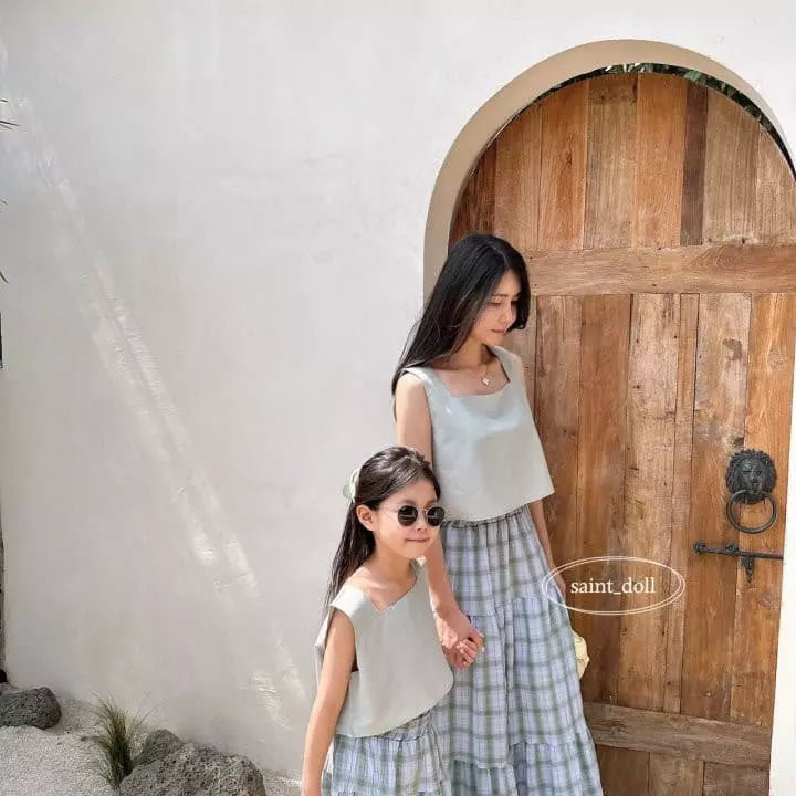 Saint Doll - Korean Children Fashion - #kidzfashiontrend - Square Sleeveless with Mom - 11