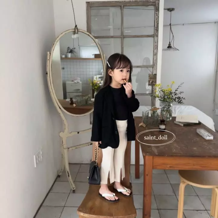 Saint Doll - Korean Children Fashion - #kidzfashiontrend - Overfit Linen Jacket with Mom - 11