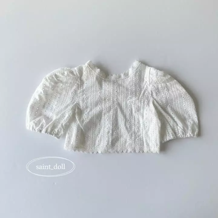 Saint Doll - Korean Children Fashion - #littlefashionista - Lace BLouse with Mom