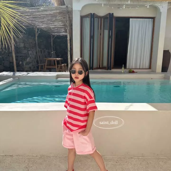 Saint Doll - Korean Children Fashion - #minifashionista - Roll Up Shorts - 5